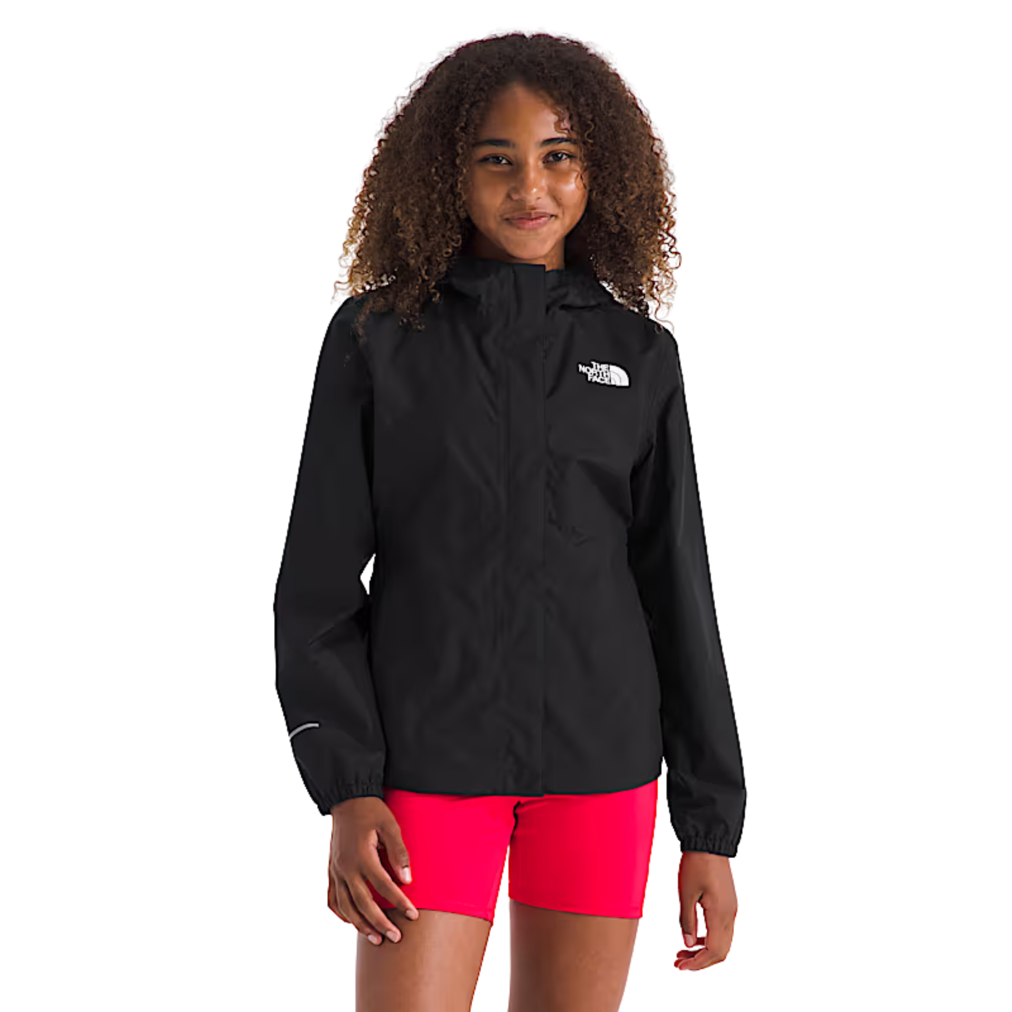 MANTEAU MI-SAISON THE NORTH FACE FILLE ANTORA NOIR NF0A8A49 KX7 MAHEU GO SPORT DEVANT
