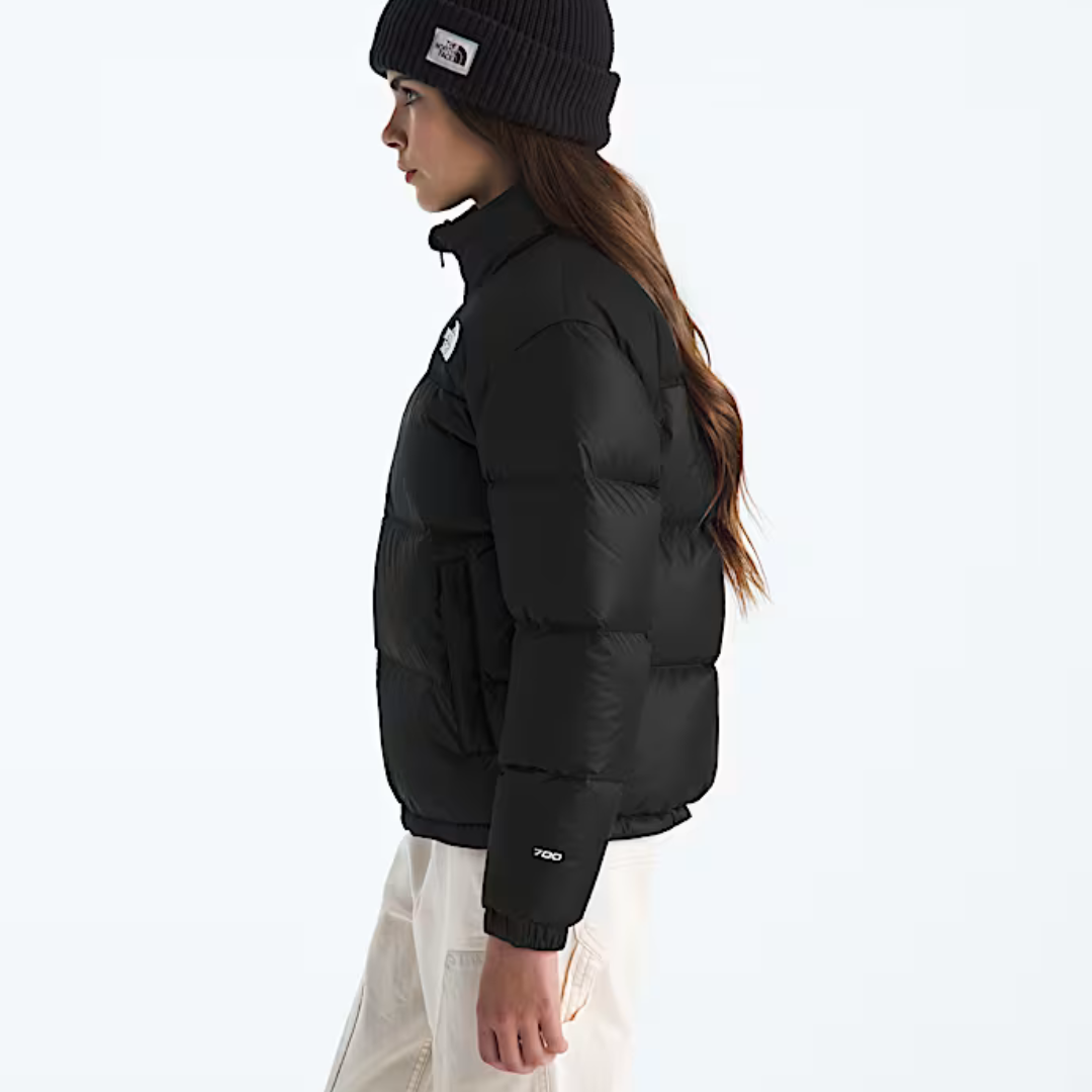 MANTEAU DUVET JUNIOR 1996 RETRO NUPTSE NOIR NF0A8A4C GOG THE NORTH FACE MAHEU GO SPORT MANNEQUIN FILLE CÔTÉ