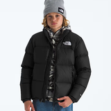 MANTEAU DUVET JUNIOR 1996 RETRO NUPTSE NOIR NF0A8A4C GOG THE NORTH FACE MAHEU GO SPORT MANNEQUIN GARCON