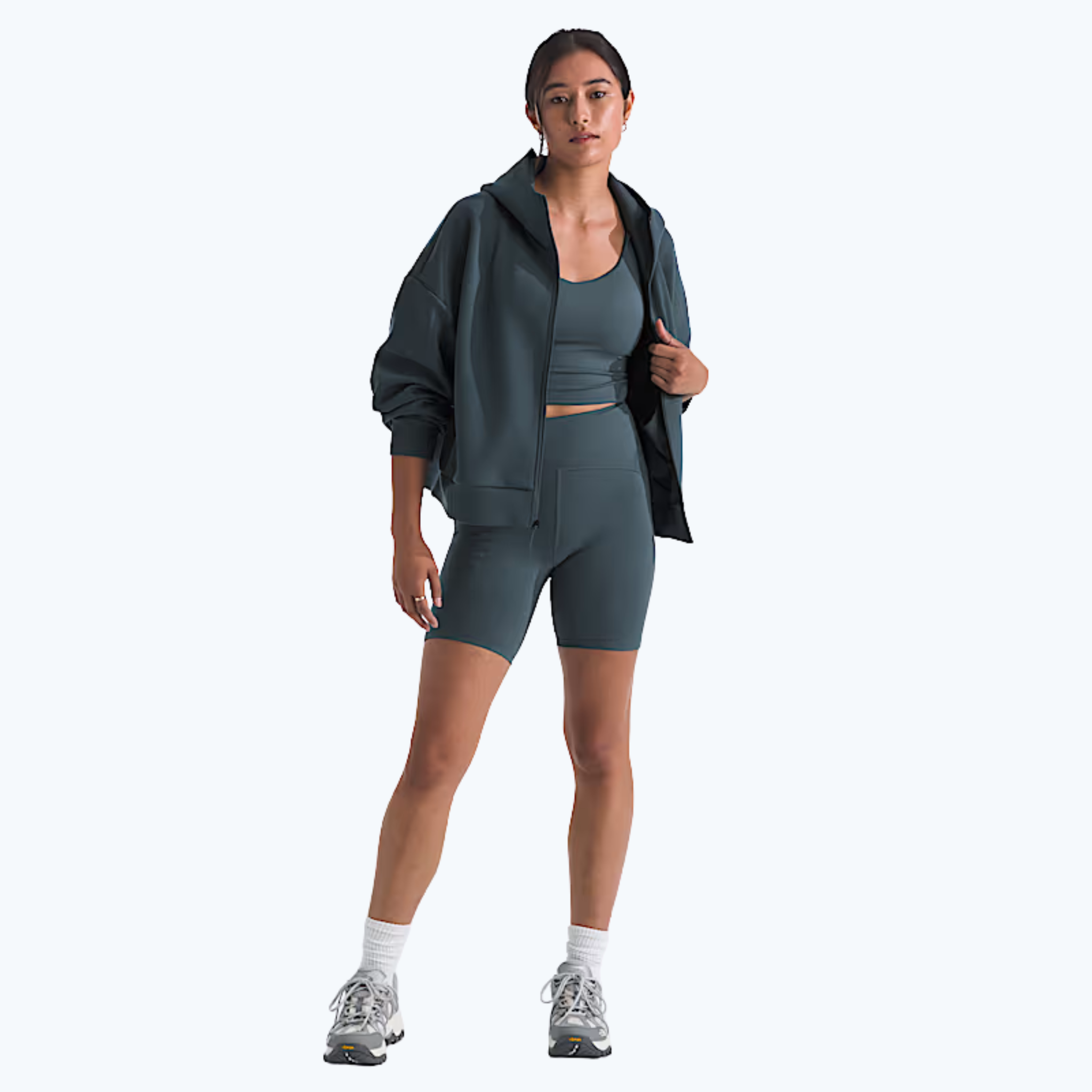 CUISSARD SPORT FEMME THE NORTH FACE JAIDA GRIS GRANIT NF0A8GXZ 0U3 MAHEU GO SPORT DEVANT PLEIN PIED