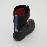 CHILDREN'S WINTER BOOTS, WATERBUG 5 BLACK (1 TO 7)