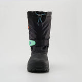CHILDREN'S WINTER BOOTS, WATERBUG 5 BLACK (1 TO 7)