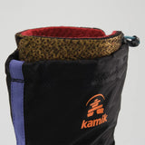 CHILDREN'S WINTER BOOTS, WATERBUG 5 BLACK (1 TO 7)