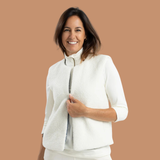 VESTE RÉVERSIBLE FEMME MARINA CRÈME OH25410 OHSHO MAHEU GO SPORT BOUCLÉ