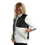 VESTE RÉVERSIBLE FEMME, MARINA NOIR & CRÈME OH25410 OHSHO MAHEU GO SPORT