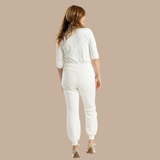 PANTALON JOGGER FEMME ROSA CRÈME OH25412 OHSHO MAHEU GO SPORT DOS PLEIN PIED