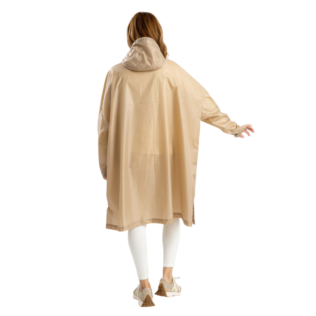 PONCHO DE PLUIE POUR FEMME LUVIA SABLE OH25600 OHSHO MAHEU GO SPORT DOS