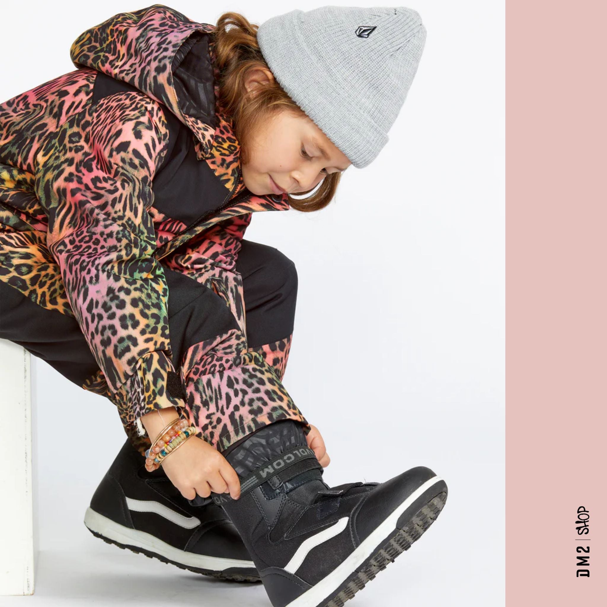 HABIT UNE PIÈCE FILLE VOLCOM ACID LEOPARD, 2 À 8 ANS