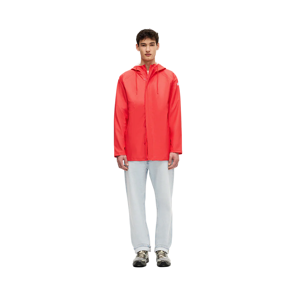 MANTEAU DE PLUIE HOMME KOMBI CLIMATE SERIES TORRENTIAL ROUGE OW00011 DEVANT COL