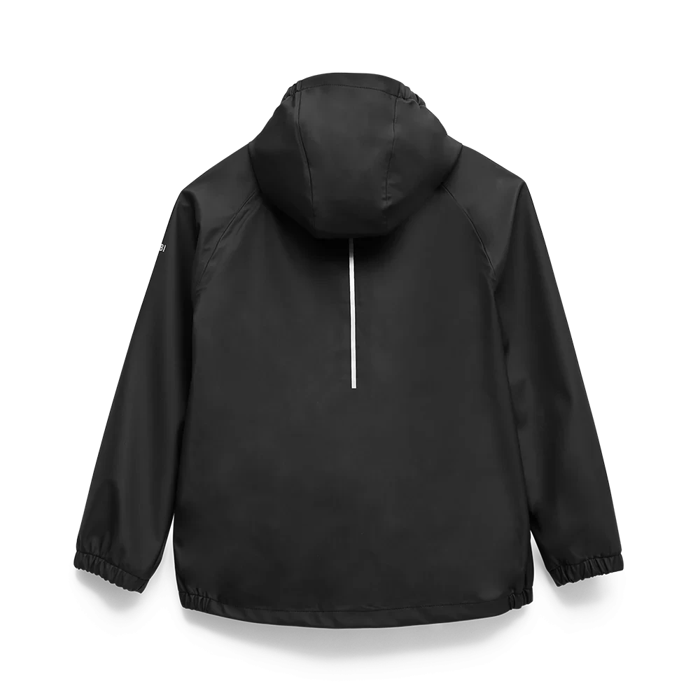 MANTEAU IMPERMÉABLE JUNIOR, TORRENTIAL NOIR