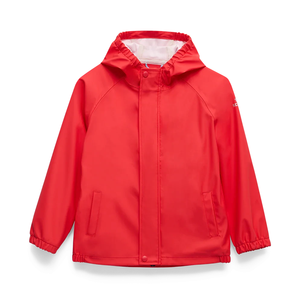 MANTEAU IMPERMÉABLE JUNIOR, TORRENTIAL ROUGE