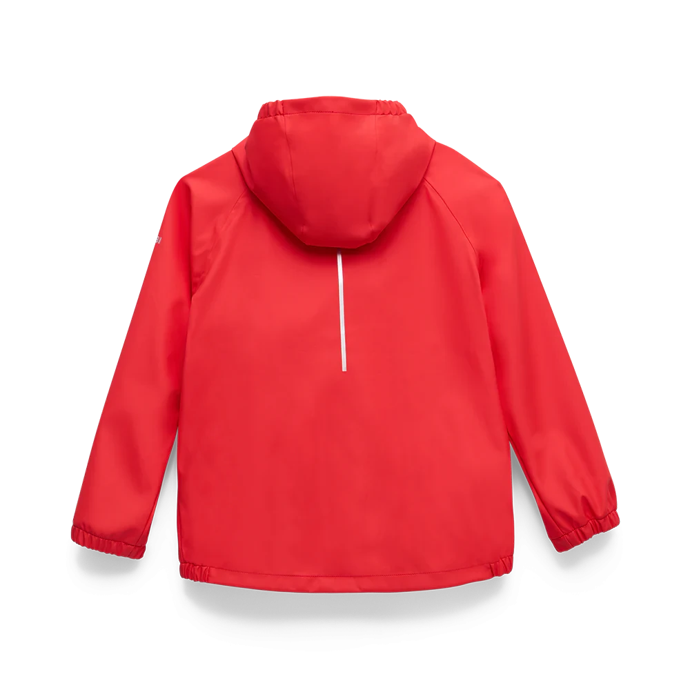 MANTEAU IMPERMÉABLE JUNIOR, TORRENTIAL ROUGE