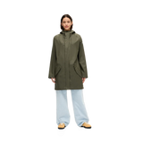 MANTEAU DE PLUIE LONG FEMME, DRIZZLE BASILIC