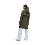 MANTEAU DE PLUIE LONG FEMME, DRIZZLE BASILIC