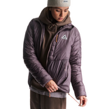 MANTEAU HYBRID FEMME, TRAVERSE BASALTE