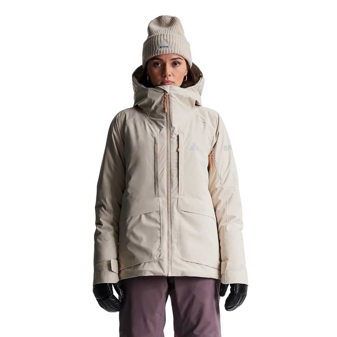 MANTEAU ISOLÉ SKI FEMME KINGSLEY BOULEAU P21006 ORAGE MAHEU GO SPORT DEVANT