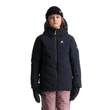 MANTEAU ISOLÉ SKI FILLE RIYA NOIR P41001 N101 ORAGE MAHEU GO SPORT DEVANT