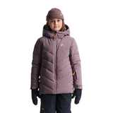 MANTEAU ISOLÉ SKI FILLE RIYA BASALTE P41001 P181 ORAGE MAHEU GO SPORT MANNEQUIN DEVANT
