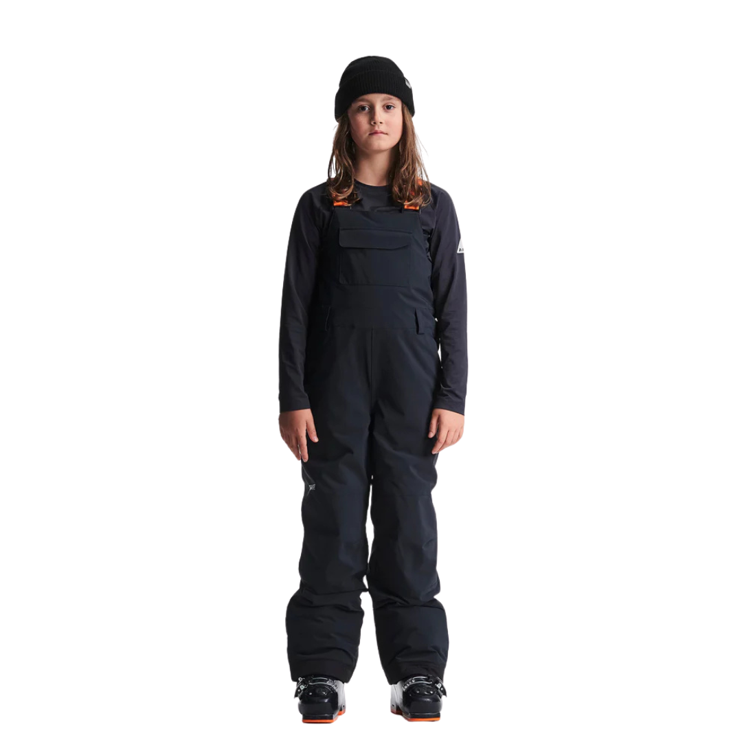 SALOPETTE ISOLÉE SKI JUNIOR TERRAIN NOIR P50601 N101 ORAGE MAHEU GO SPORT MANNEQUIN FILLE DEVANT