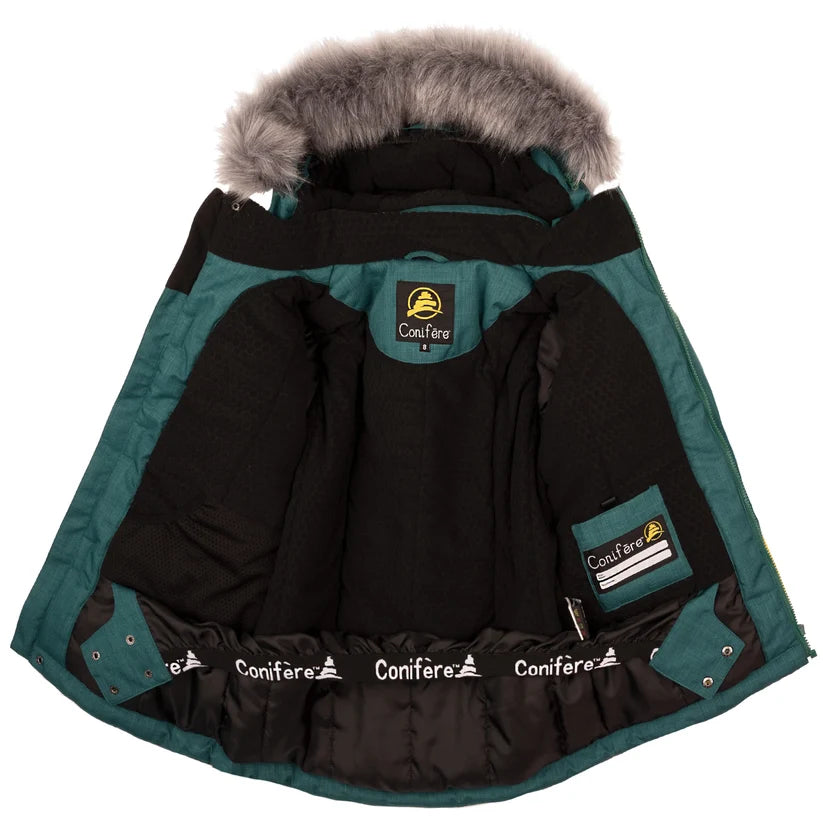 HABIT D'HIVER POUR ENFANT, PANACHE VERT (5 À 6X ANS)