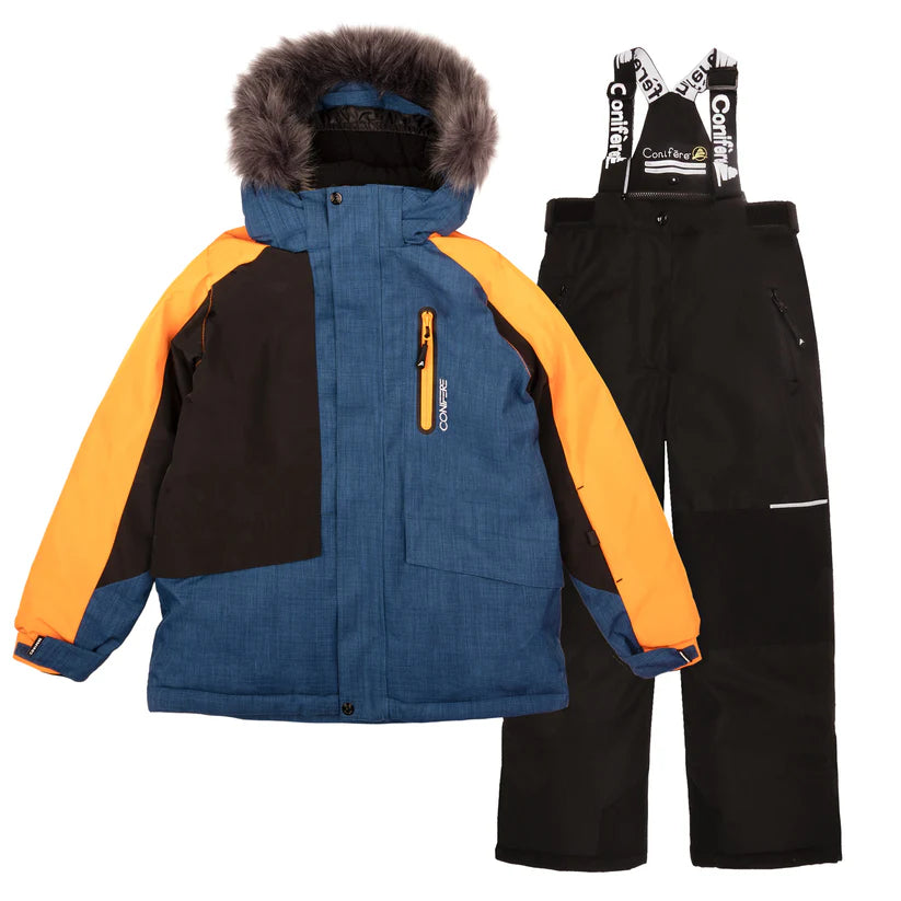 HABIT HIVER ENFANT PANACHE BLEU (7 À 16 ANS) CONIFERE maheu go sport devant ensemble