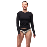 BAS DE MAILLOT INDYEVA FEMME PEKA III HEMATITE BOTANICAL S26T0047 MAHEU GO SPORT DEVANT