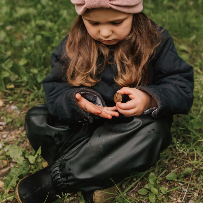 PANTALON IMPERMÉABLE ENFANT PR200 NOIR 18mois À 2 ANS PERLIMPINPIN MAHEU GO SPORT MANNEQUIN