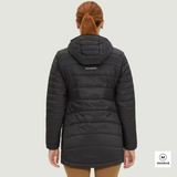MANTEAU MI-SAISON FEMME PRIMA NOIR, CHLOROPHYLLE - Maheu Go Sport