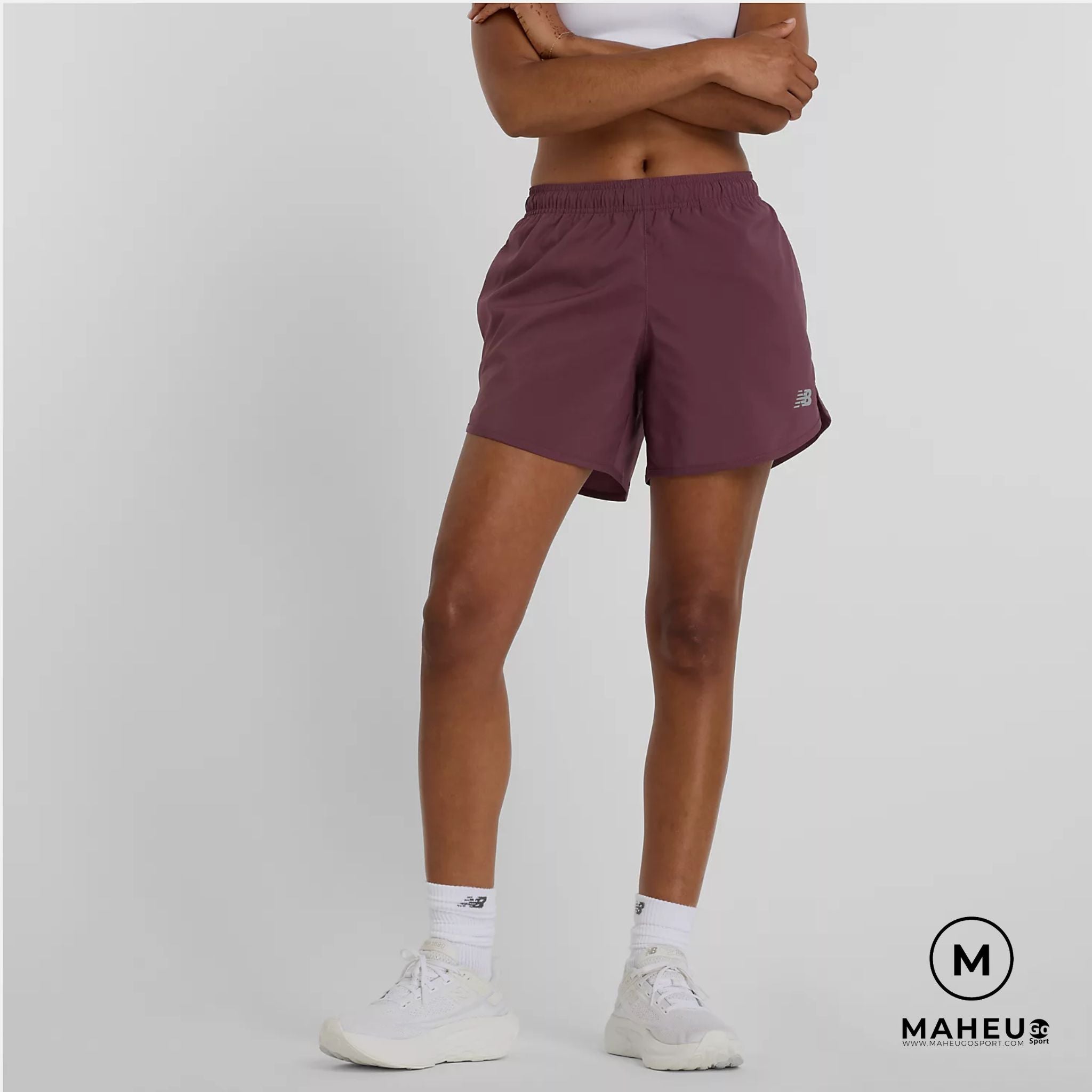 SHORT SPORT FEMME ESSENTIAL 5 ", NEW BALANCE - Maheu Go Sport