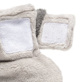 PANTOUFLES EN PELUCHE POUR BÉBÉ, TAUPE