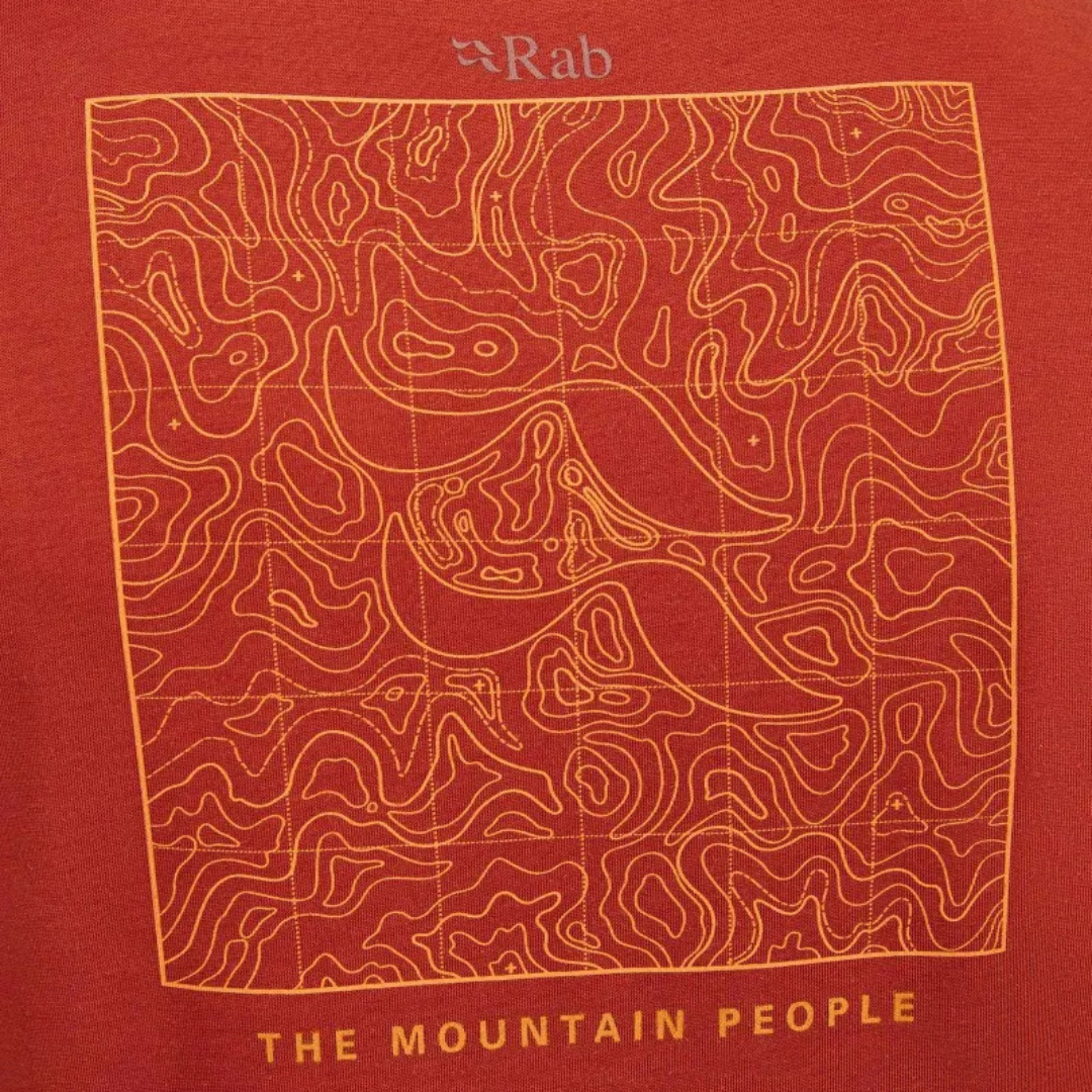 T-SHIRT POUR HOMME, CRIMP ELEVATION TEMPEST BLUE - Maheu Go Sport