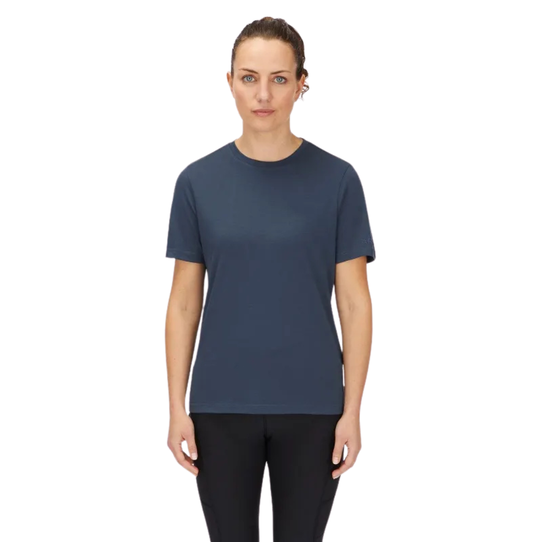 T-SHIRT POUR FEMME, CRIMP LOGO PLUM - Maheu Go Sport