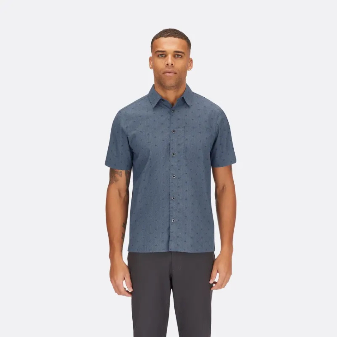 CHEMISE MANCHES COURTES POUR HOMME, OFFGRID SAUGE - Maheu Go Sport