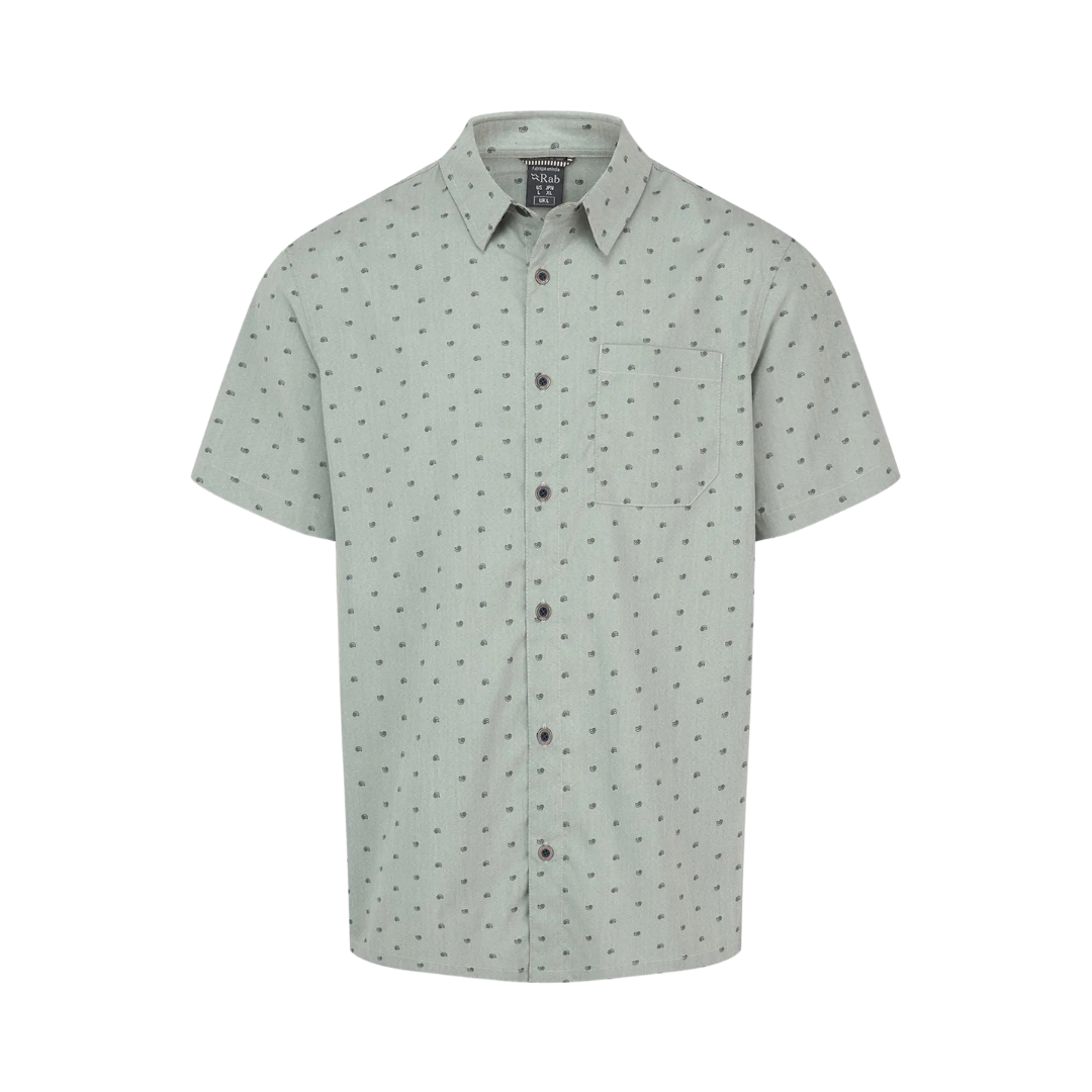 CHEMISE MANCHES COURTES HOMME OFFGRID SAUGE QCB-98 RAB MAHEU GO SPORT DEVANT