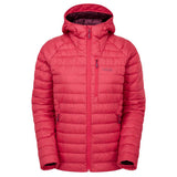 MANTEAU DUVET FEMME MICROLIGHT ALPINE MELON D'EAU QDB-13 RAB MAHEU GO SPORT DEVANT