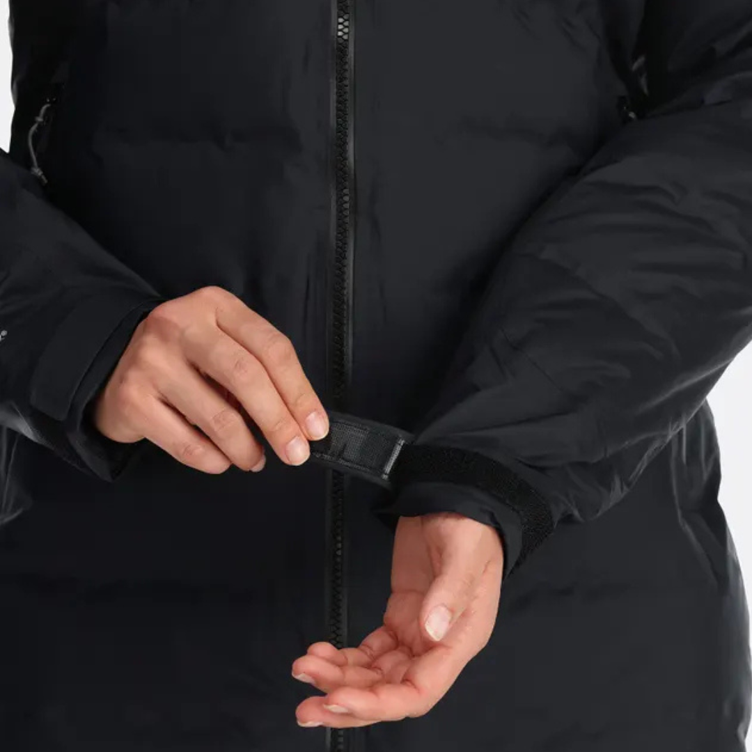 MANTEAU DUVET FEMME, VALIANCE PARKA NOIR