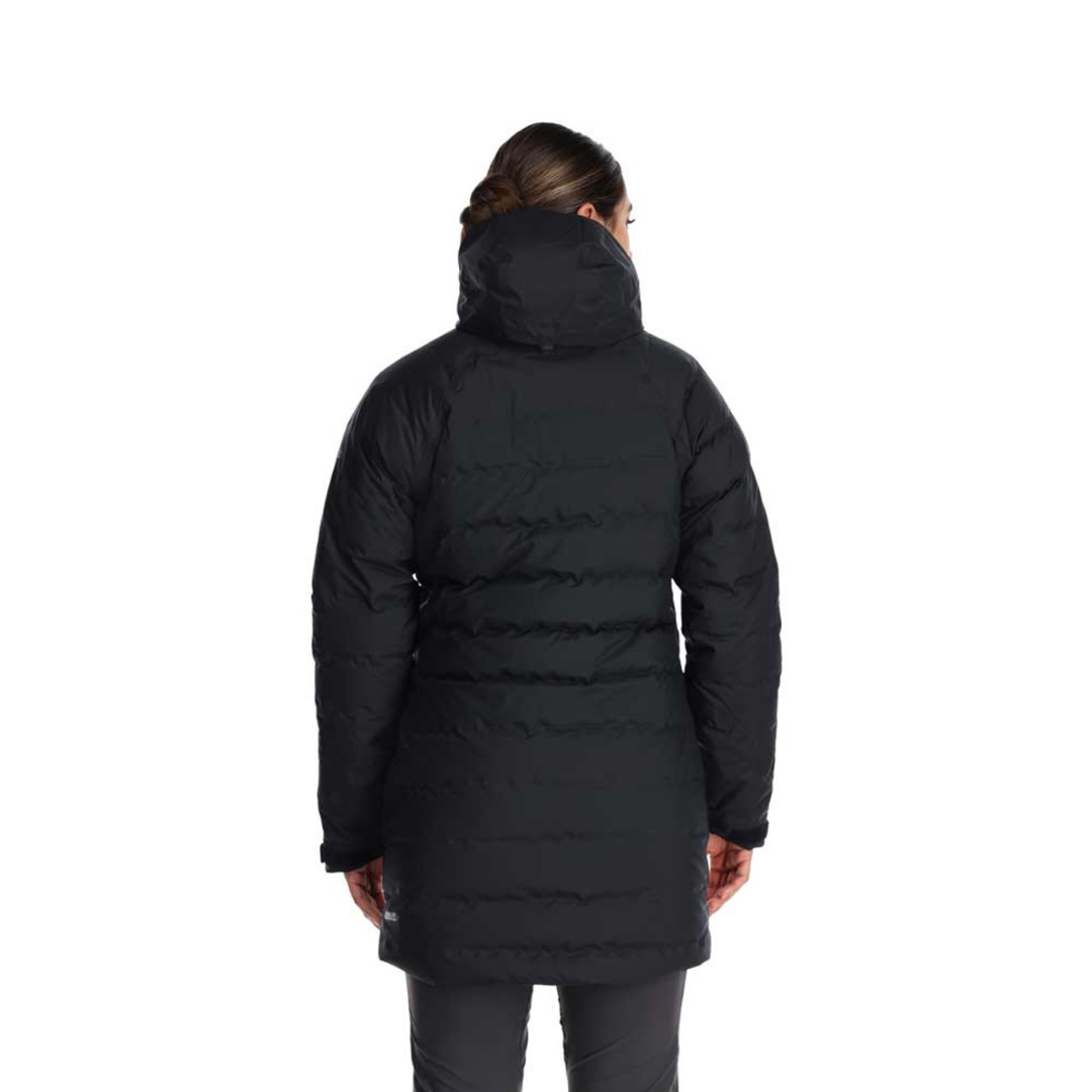 MANTEAU DUVET FEMME, VALIANCE PARKA NOIR