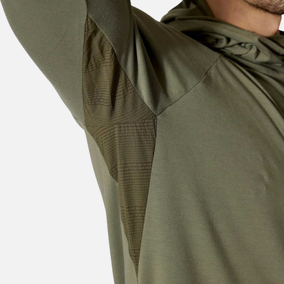 HAUT À CAPUCHON HOMME RIVELIN QFG-43 rab MAHEU GO SPORT AISSELLES