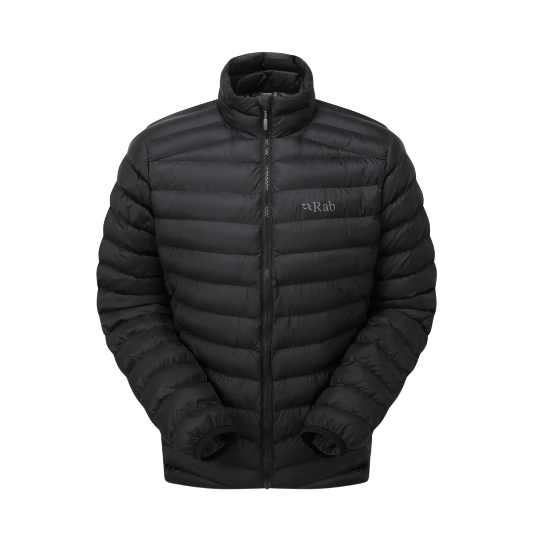 MANTEAU ISOLÉ HOMME CIRRUS NOIR QIP 27 RAB MAHEU GO SPORT DEVANT