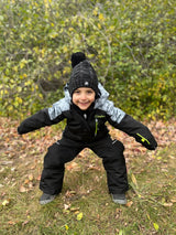 HABIT D'HIVER POUR ENFANT, QUERCUS NOIR (2 À 16 ANS)