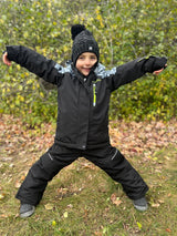 HABIT D'HIVER POUR ENFANT, QUERCUS NOIR (2 À 16 ANS)