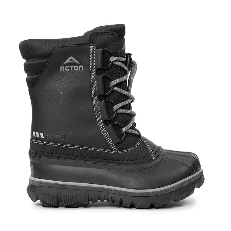 BOTTES HIVER JUNIOR ROCK NOIR 13 À 8 A8357 J11 ACTON MAHEU GO SPORT CÔTÉ