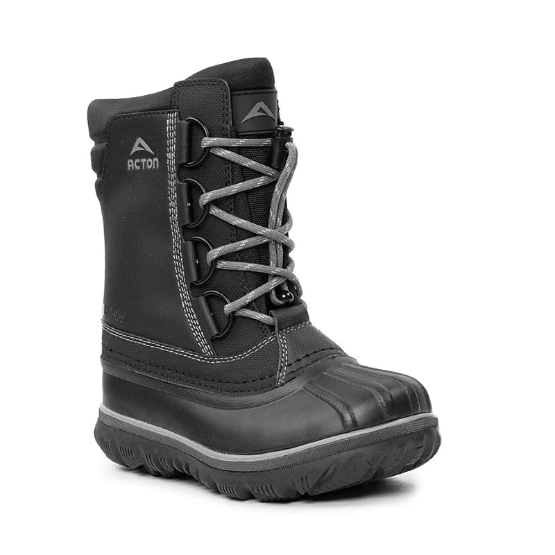 BOTTES HIVER ACTON ENFANT JUNIOR ROCK NOIR 13E 8J A8357 J12