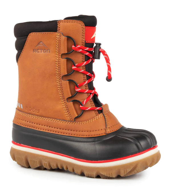 BOTTES HIVER JUNIOR ROCK TAN 2 À 8 A8357 J12 ACTON MAHEU GO SPORT CÔTÉ