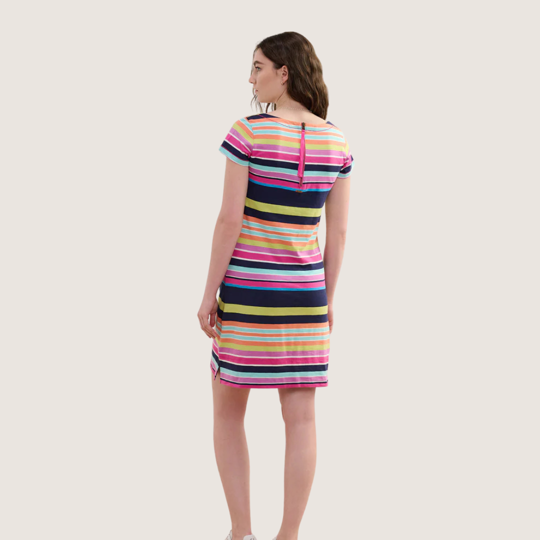 ROBE POUR FEMME, NELLIE RAYURES CHAUDES - Maheu Go Sport