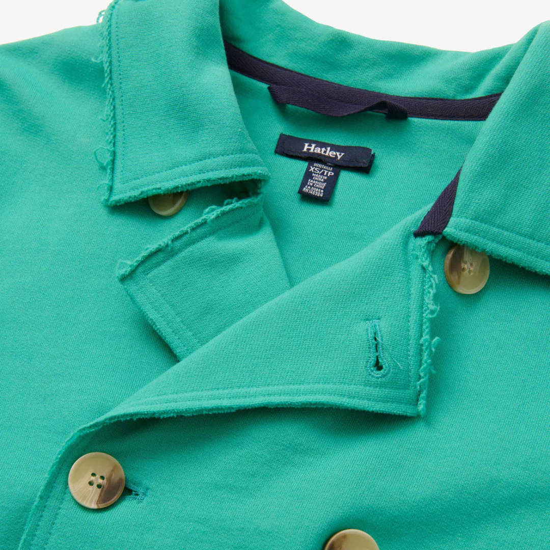 VESTON POUR FEMME BLAZER PREPPY VERT D'EAU S25SGL1811 HATLEY MAHEU GO SPORT DETAIL