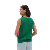 DÉBARDEUR TRICOT HATLEY FEMME CRUZ VERT ARCADIA S26ARL1893 MAHEU GO SPORT DOS MANNEQUIN