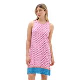 ROBE SANS MANCHE HATLEY FEMME BELLA MÉDAILLONS ROSES S26BBL1287 MAHEU GO SPORT MANNEQUIN DEVANT