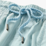 PANTALON JAMBE DROITE FEMME, BLEU PÂLE DÉLAVÉ