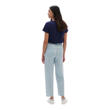 PANTALON HATLEY JAMBE DROITE FEMME BLEU PÂLE DÉLAVÉ S26BWL1802 MAHEU GO SPORT DOS MANNEQUIN